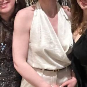 Aritzia Martini Satin Halter Top